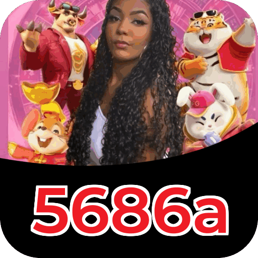 Interface do aplicativo 5686a mostrando jogos disponíveis no iOS e Android